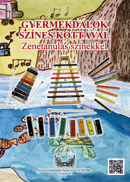 Gyermekdalok színes kottával